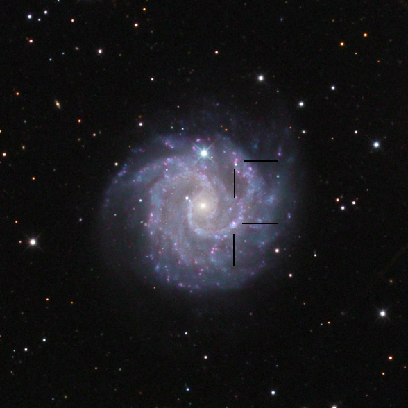 Az NGC 3180 és 3181 HII régió Az NGC 3180 és 3181 HII régió