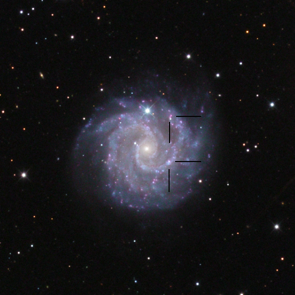 Az NGC 3180 és 3181 HII régió