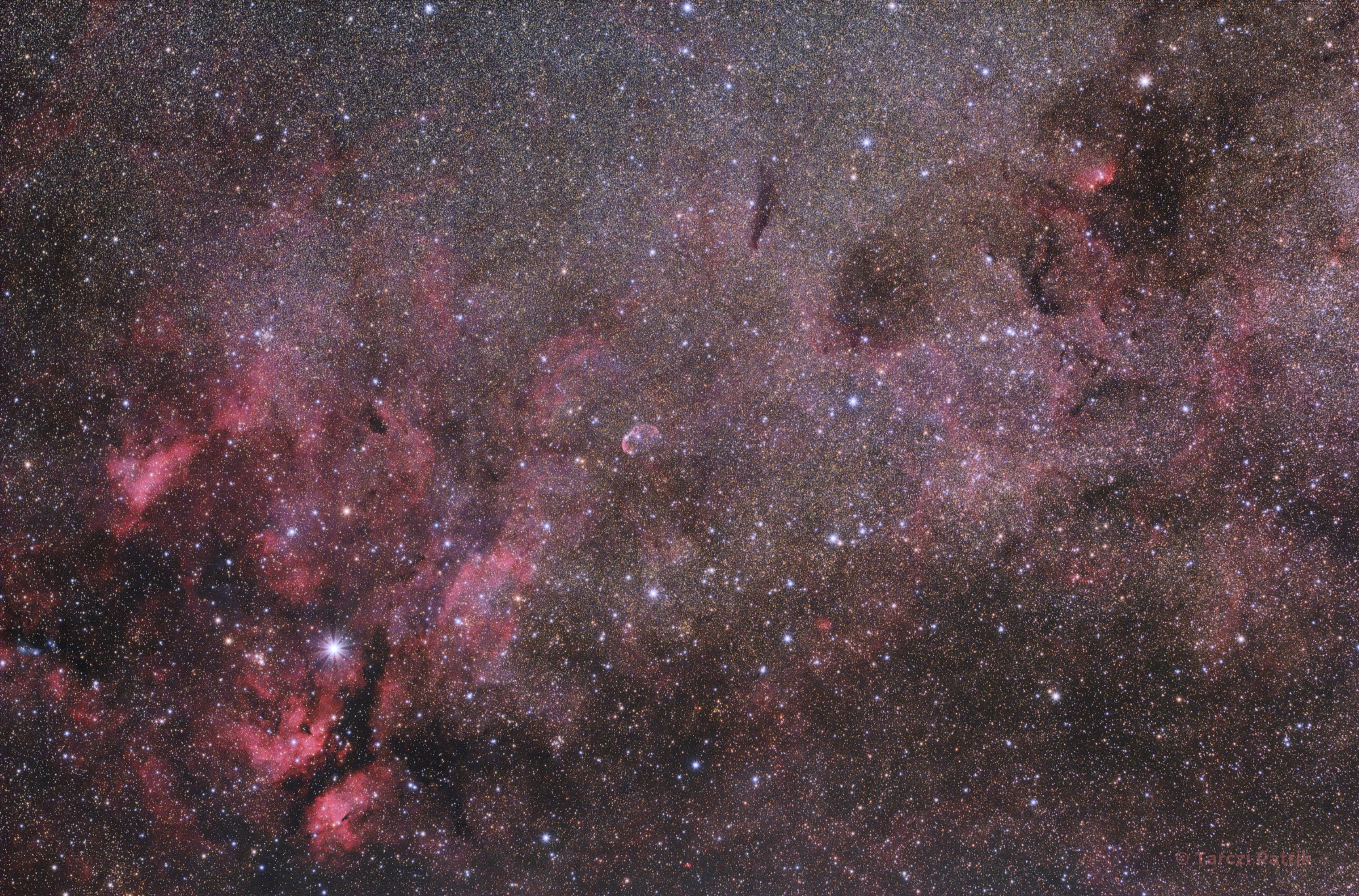In the heart of constellation Cygnus